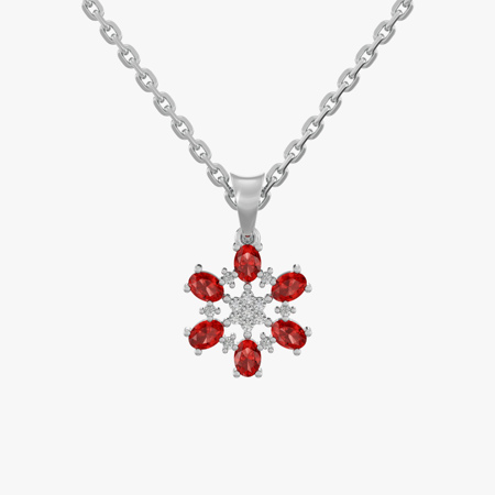 Anashid Ruby Jewelry Pendant